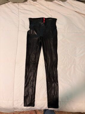 SPANX leather leggings